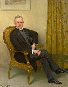 Portrait des kaiserlichen Kammerherrn von Winterfeldt, in Armlehnstuhl sitzend Heinrich Hellhoff